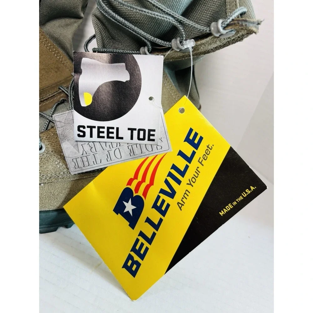 Belleville FG600 ST Steel Toe Military‎ Boots Mens 5.5R Vibram USA Hot Weather